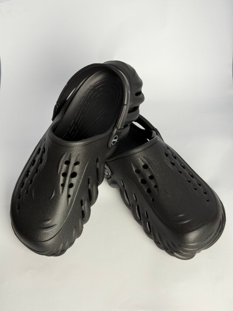 Black comfort clog casual slip-on shoes – Xstepora