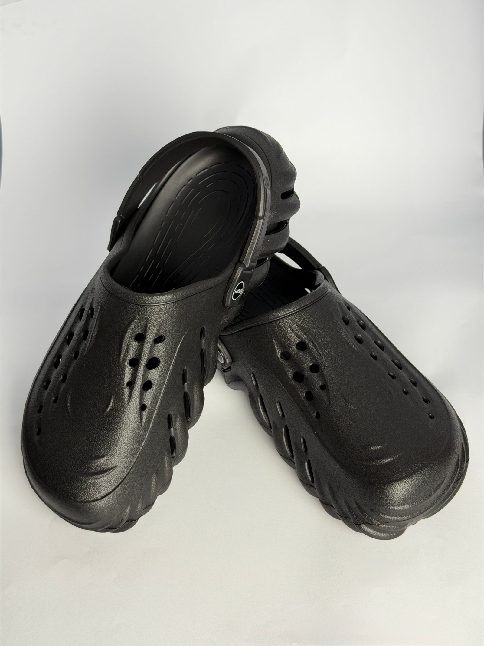 Black comfort clog casual slip-on shoes – Xstepora